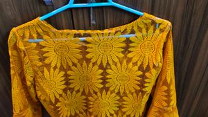 Sunflower Lace Top