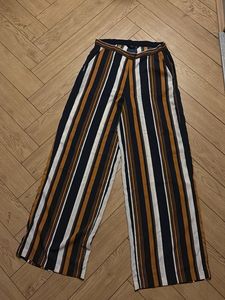 Striped Wide Leg Palazzo Pants