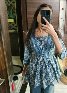 Peplum Style Short Kurti