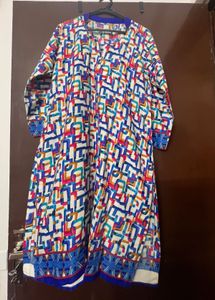 Colorful Patterned Kurta With Matching Pants