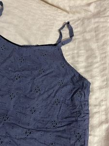Embrodered Crop Top