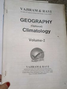 Vajiram &amp; Ravi Geography Vol. 1