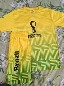 Brazil World Cup 2022 Jersey & Shorts Set