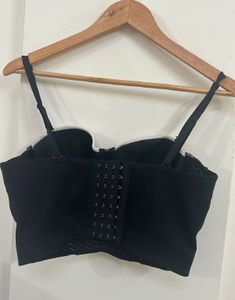 monochromatic corset top