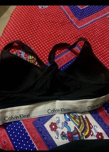 Calvin Klein Black Sports Bra