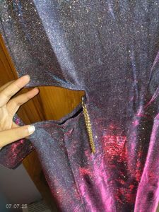 Shimmering Cutout Party Dress
