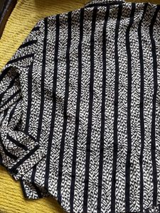 Patterned Button-Down Shirt