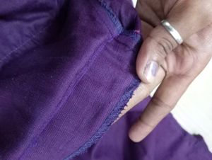 Purple Embroidered Kurta Set