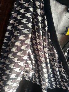 Houndstooth balloon sleeves Vintage Dress