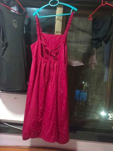 Backless Red Sundress