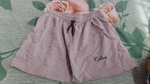 White Pleated Skirt🤍 &amp;grey shorts combo 🫧
