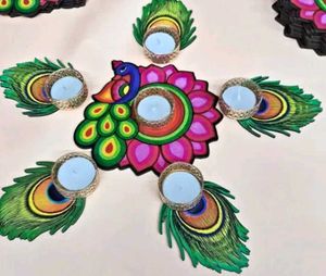Peacock Candle Holder