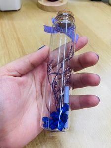 Secret note bottle