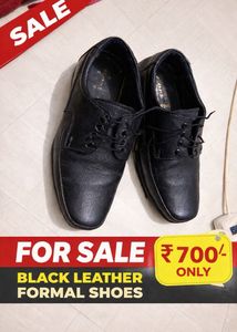 Black Leather Formal Shoes