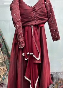 Elegant Maroon Kurta Suit Set