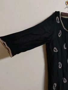 Elegant Black Kurta