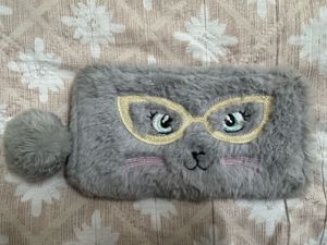 Cute Furry Cat Pouch