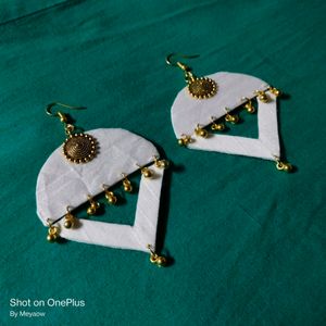 New white earrings