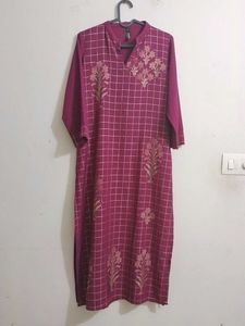 NEGOTIABLE Maroon Kurta And Pajama