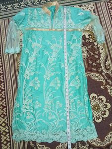 Embroidered Kurti+Salwar+Dupatta