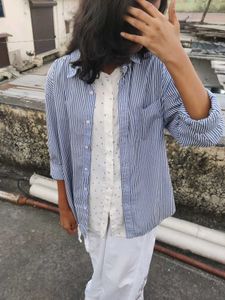 UNIQLO Y2K AESTHETIC TRENDING Striped  Shirt