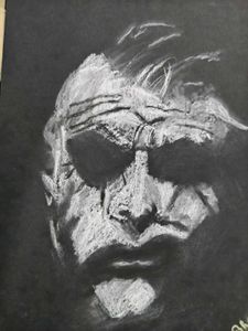 Charcoal Face Sketch