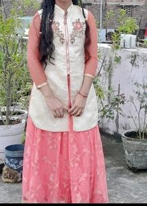 Pink Ethanic Wear Gown 💗