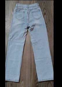 Embroidery Straight Leg Jeans