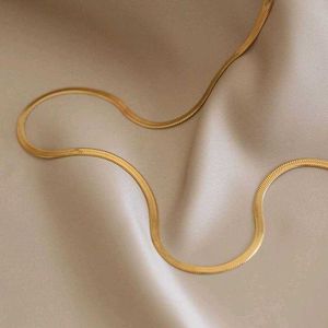 Beautiful Korean Golden snake chain.