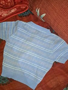 Blue Korean Top