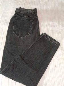 Vintage Black Wash Denim Jeans