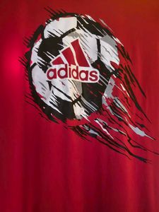 Red Adidas Graphic T-Shirt