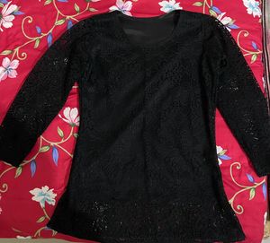 Black Lace Top