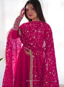New/Unused Embroiderd Gown With Heavy Dupatta