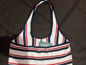 Striped Halter Top