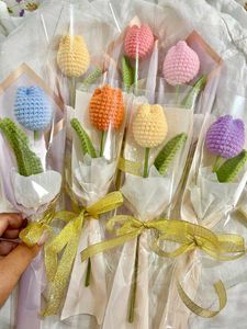 Crochet Tulip Bouquet