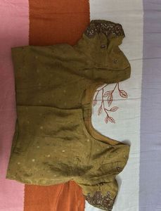 Embroidered Indian Saree