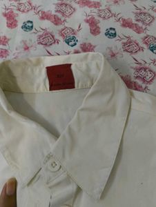 Unique Ivory Button-Down Shirt