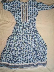 Blue Anarkali Kurta  Myntra