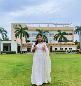 Elegant White Ethnic Gown