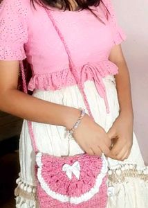Handmade Crochet Bag Cute