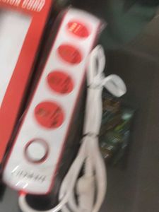 Extension Board 4 Socket 1 Switch