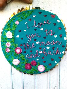 Handmade Embroidered Wall Decor