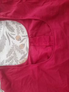 Red color rubia blouse