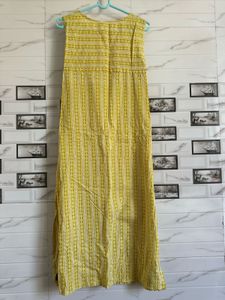 Yellow Striped Kurta