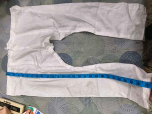 Kids white kurta pyjama set for 4-6; years