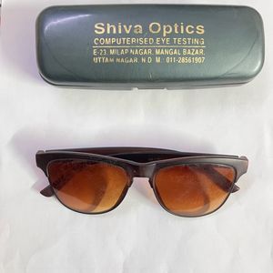 (Set Of 2) Stylish Brown Sunglasses