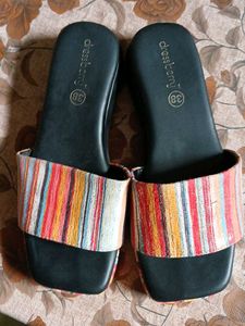 Colorful Striped Slides