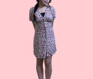 Flower Printed Mini Dress🌸