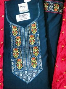 BEAUTIFUL SUIT WITH BANARASI STYLE DUPATTA